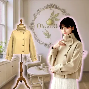 Olive des Olive 겨울 아우터 깔끔한 자켓 캐주얼