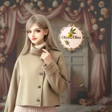 Olive des Olive 겨울 아우터 깔끔한 자켓 캐주얼