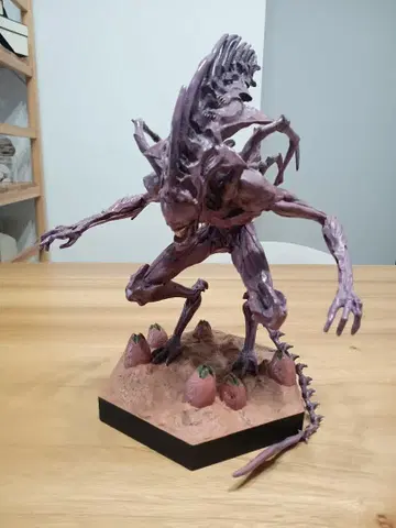 aliens 에일리언스 괴물 피규어 보라색 상자 없음