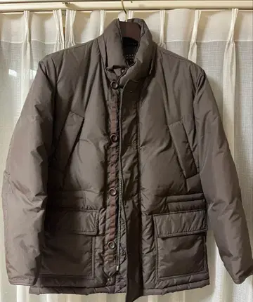 바니스 다운 자켓 브라운