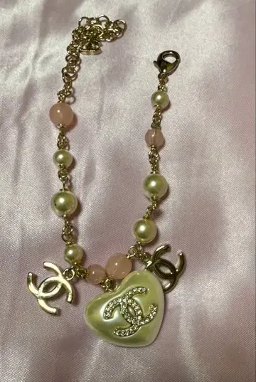 하트형 팔찌 골드