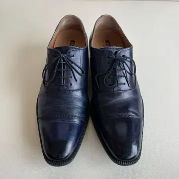 네이비 가죽 드레스 슈즈