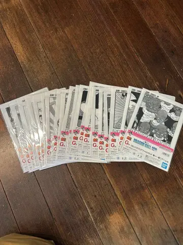 1번 복권 드래곤볼 40th G상 코믹스 클리어 파일 컴프