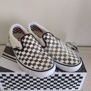 Vans 체크 무늬 슬립온 US 기획