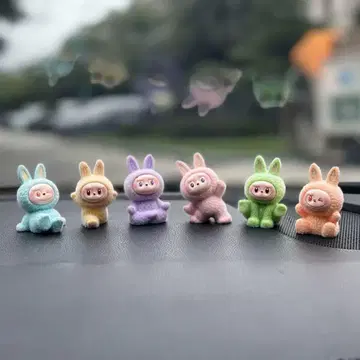 LABUBU 러브러브 미니 피규어 7개