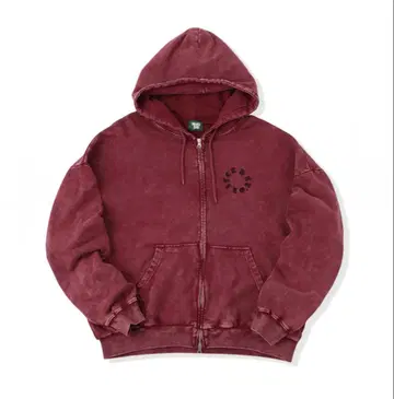 Vintage styles Circle logo zip hoodie