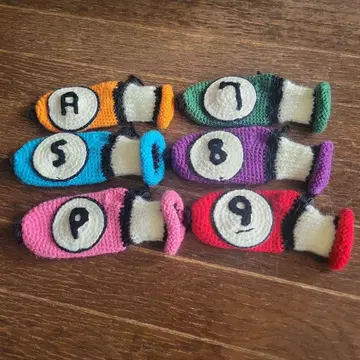 손뜨개질 아이언 커버 6개 세트