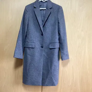 유니클로 울 캐시미어 체스터 코트 그레이 S