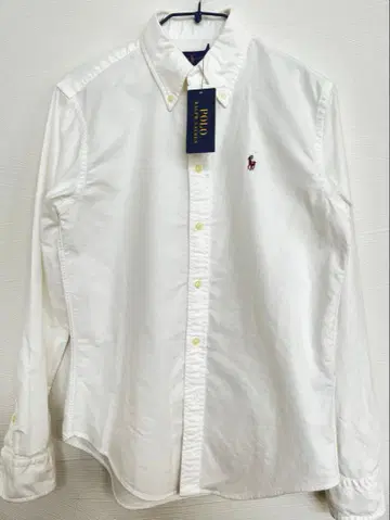 미사용 새상품 정품 인증 택 포함 랄프 로렌 옥스퍼드 셔츠 화이트 SP