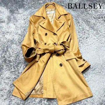 보르지 캐시미어 100% 벨티드 코트 S 상당 카멜 컨디션 최상