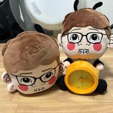 히카킨 봉제 인형 시계 포함 2체 세트