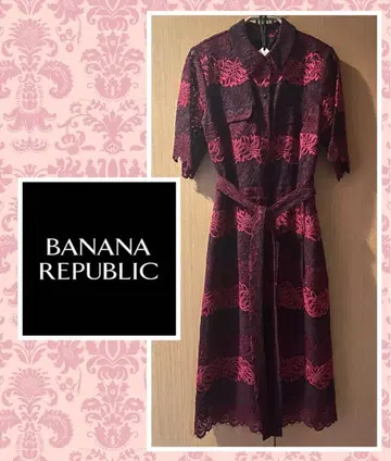 BANANA REPUBLIC 레이스 셔츠 드레스