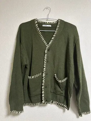 RELUME 올리브 그린 가디건