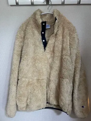 Champion 플리스 자켓 M 베이지