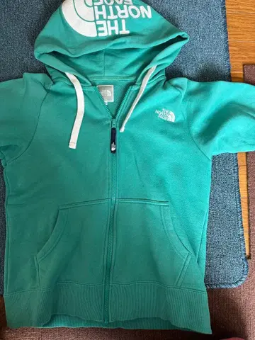 THE NORTH FACE 풀 집업 후드티 M 터콰이즈