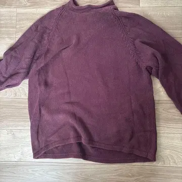 J.Crew 와인 레드 니트 스웨터 XL