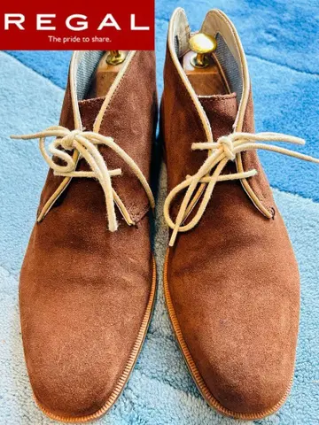 미사용급 정가 19,800엔! 리갈 REGAL 처카 부츠 스웨이드