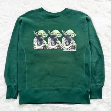 새상품급 Champion 리버스 위브 별주 STARWARS 요다 M