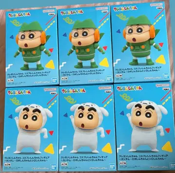 짱구는 못말려 코스프레 짱구 피규어 칸담 로보와 시로 짱구