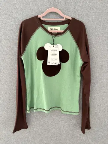 Disney ZARA 미키 긴팔 T셔츠 M