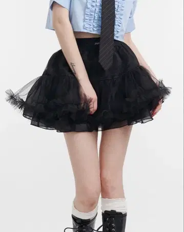 jouetie 볼륨 튜튜 스커트 티어드 튤