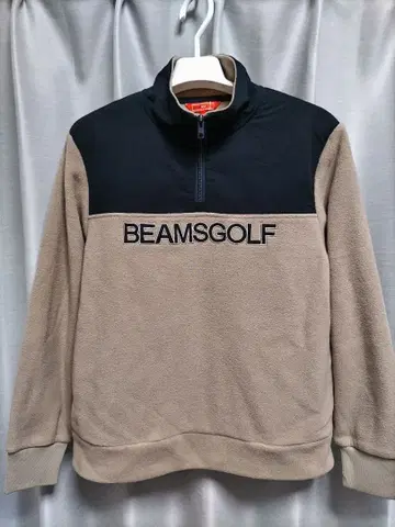 새상품급 빔즈 골프 보아 플리스 하프 지퍼 풀오버 자켓