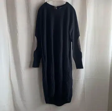 iliann loeb 이리안 로브 긴팔 니트 원피스 네이비