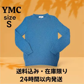 YMC 긴팔 니트 스웨터 사이즈 S 파랑