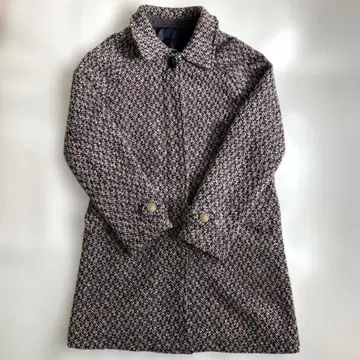 RAY CASSIN 코트 트위드 코트 무릎 기장