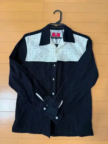 CREAM SODA 긴팔 셔츠 M 블랙/화이트