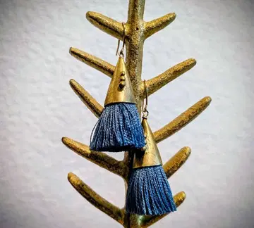 액세서리 mau 츠츠포 귀걸이 블루