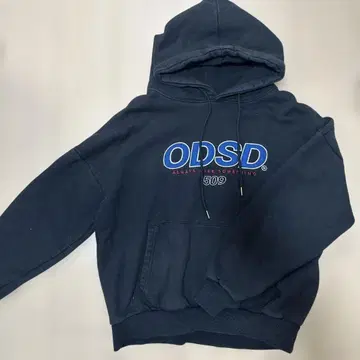 ODSD 블랙 후드 부착 후드티