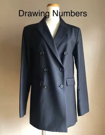 새상품급 DrawingNumbers 테일러드 자켓 다크 네이비