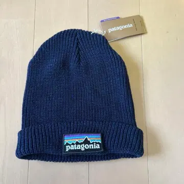 patagonia 키즈 니트 모자 네이비 새상품