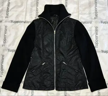 꼼사데모드 이소재 리버서블 점퍼 블랙