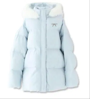 엠미엠므 비쥬 리본 다운 자켓 블루