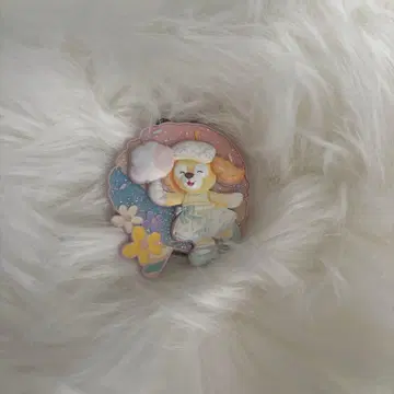 상하이 디즈니 쿠키 앤 핀 배지 내추럴 컬러 랜덤