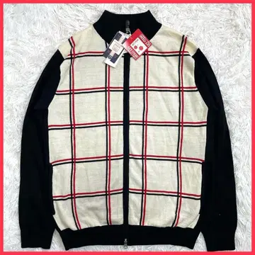 새상품 미사용 캘러웨이 골프 지퍼 니트 스웨터 울 L