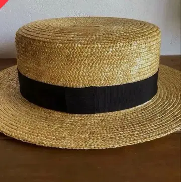 새상품급 다나카 모자점 마랑 G 블랙 리본 M