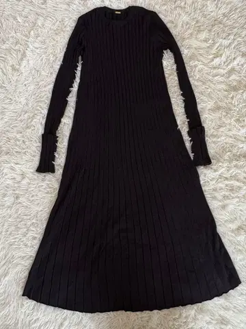 미라 오웬 롱 슬리브 와이드 리브 원피스 Mila Owen 니트 원피스