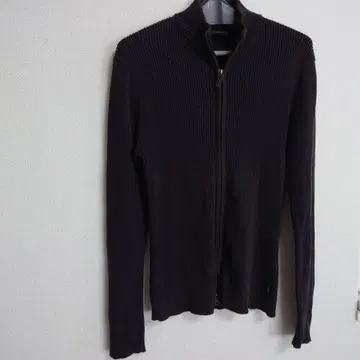 Calvin Klein Jeans 집업 스웨터 블랙 M