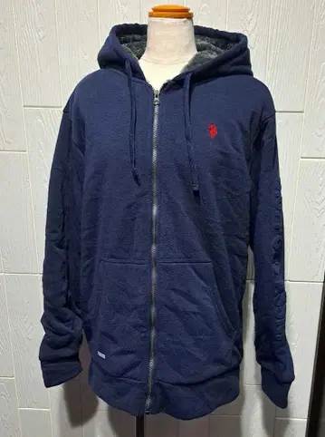 [빈티지] U.S. POLO ASSN. 네이비 풀 집업 후드티