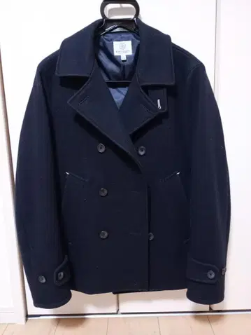 BEAUTY & YOUTH 네이비 피 코트 S