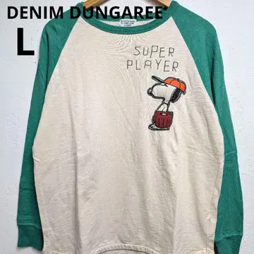 DENIMDUNGAREE L 래글런T셔츠 긴팔 티셔츠 스누피