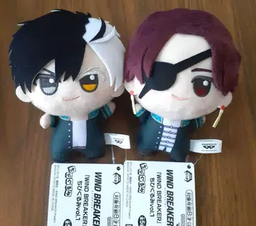 윈드브레이커 SD 인형 사쿠라 하루카 스오우 하야토 2점 세트 봉제 인형