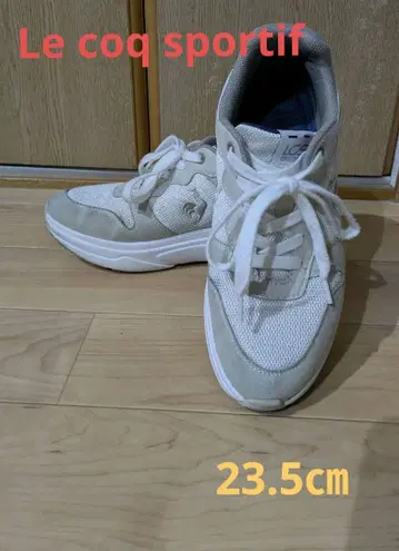 르꼬끄 스포르티브 화이트/그레이 스니커즈