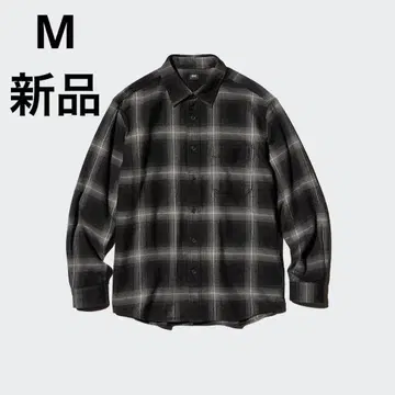 [ 새상품/M ] 유니클로 플란넬 체크 셔츠