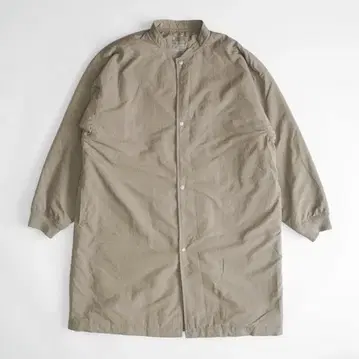무인양품 발수 충전솜 스탠드 카라 코트 카키 XXS~XS
