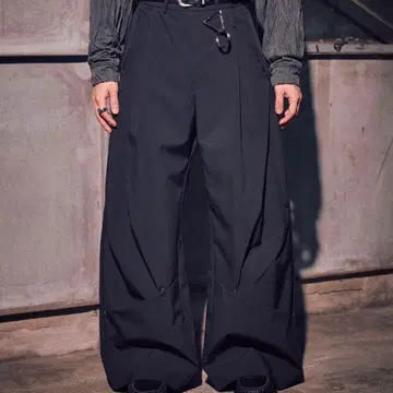 Casper John 프로텍트 턱 와이드 팬츠