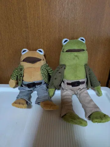 둘은 친구 개구리 군과 두꺼비 군 봉제 인형 2체 세트